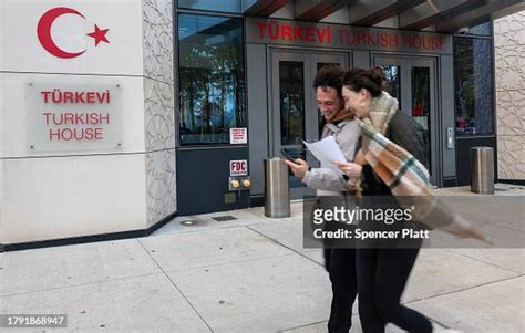 The newly constructed Turkish consulate building stands opposite the ...