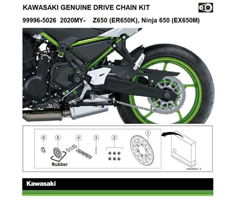 Genuine Chain And Sprocket Kit Kawasaki