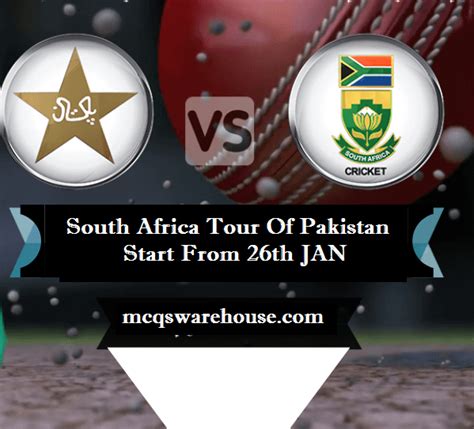 Pakistan Vs South Africa South Africa Tour Of Pakistan 2021 Mc