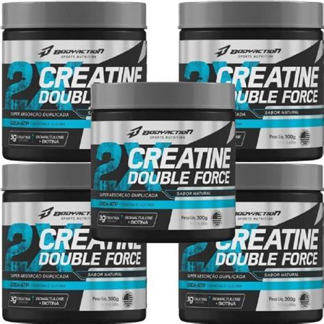 Kit X Creatine Double Force G Natural Bodyaction No Atacado