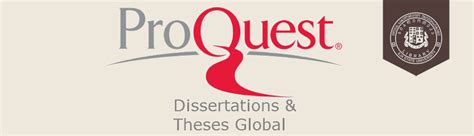 Proquest Dissertations And Theses Global Library