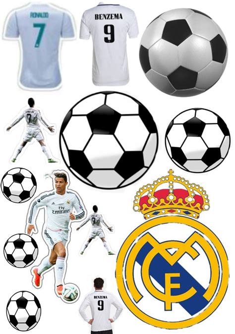 Topo De Bolo Real Madrid Artofit