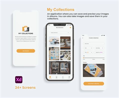 My Collections | App UI Design on Behance