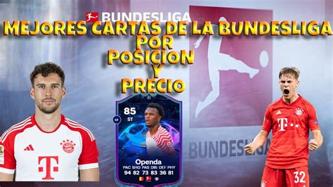 MEJORES JUGADORES DE LA BUNDESLIGA POR RANGO DE PRECIO EN FC24 POR