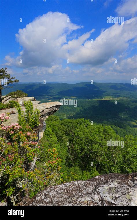 Mcafee Knob Appalachian Trail Roanoke Virginia Usa Stock Photo Alamy