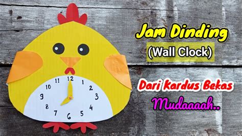 Wall Clock Making Craft Ideas Tugas Sekolah Membuat Jam Dinding Dari