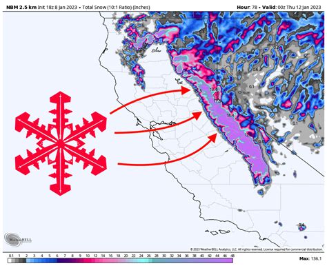 California Snow Totals 2025 - Sioux Annemarie