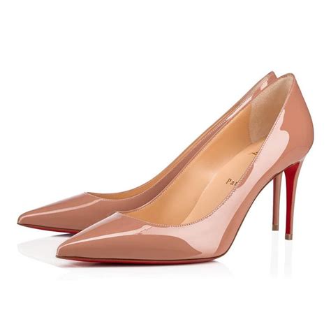 Christian Louboutin Nude MM Patent Leather Pumps Size Eu