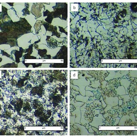 Typical Annealing Microstructures Of A C45e Steel A A C22e Steel B