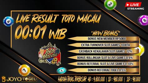 🔴live Toto Macau 17 Mei 2023 Live Draw Toto Macau Live Macau Resmi Jam 00 01 Youtube