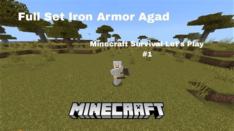 Minecraft Survival Iron Agad Youtube