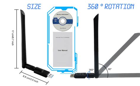 Usb Wifi Adapter Mbps Realtek Rtl Bu Dbi Antenna Ac Dual