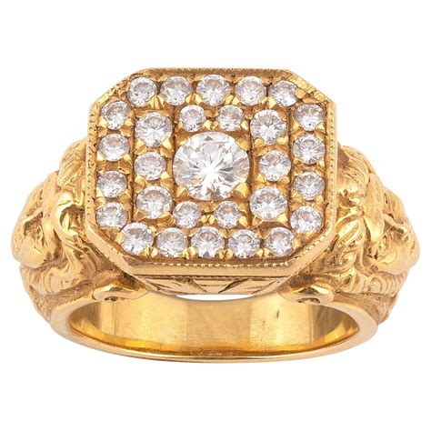 Marcus And Co Art Nouveau Diamond And Pearl Ring At 1stdibs