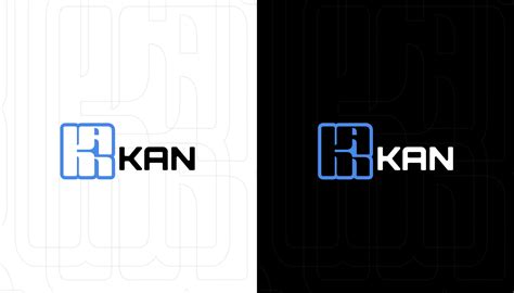 KAN logo options on Behance