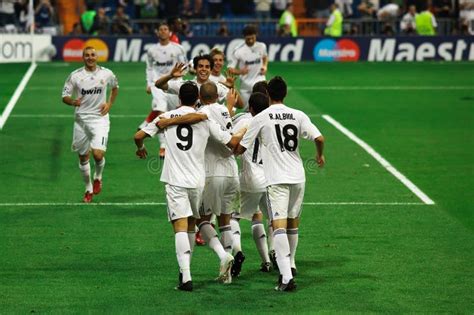 Real Madrid Celebration Editorial Photography Image Of Marseille