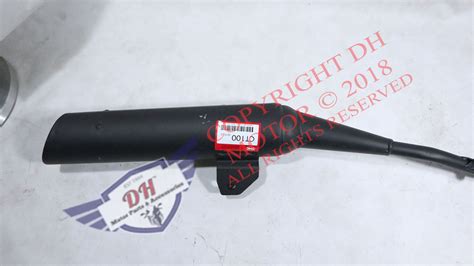 Ct 100 Exhaust Muffler Standard Pipe Modenas Dh Motor Parts And Accessories