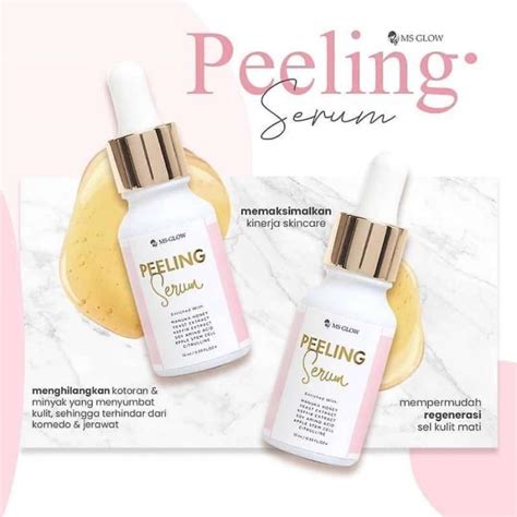 Jual Ms Glow Peeling Serum ORIGINAL UNTUK BIBIR DAN WAJAH Di Seller