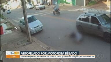 JA 1ª Edição Regional Homem é atropelado por motorista bêbado