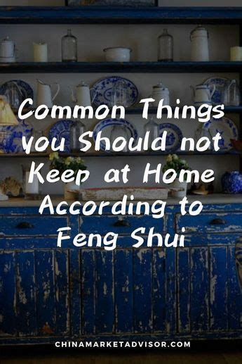 Common Things You Should Not Keep At Home According To Feng Shui Feng