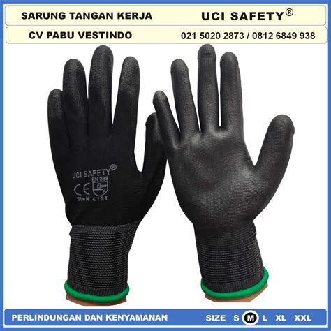 Sarung Tangan Kerja Palmfit Karet Nylon Polyrethane Cv Pabu Vestindo