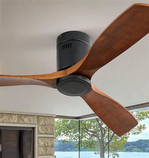 Buy ReLa Mall 52 Low Profile Ceiling Fan Without Light Modern