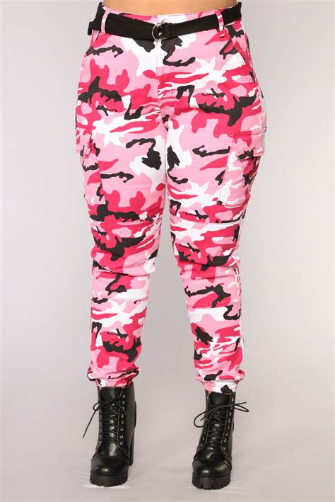 Cadet Kendall Oversized Camo Pants Pink