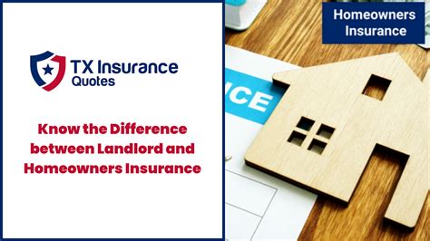 Know The Difference Between Landlord And Homeowners Insurance By Tx