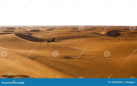 Desert Sand and Dunes Isolated on White Stock Photo - Image of shore ...