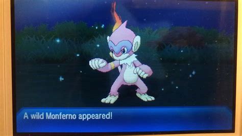 Island Scan Shiny Monferno Pokemon Ultra Moon Youtube