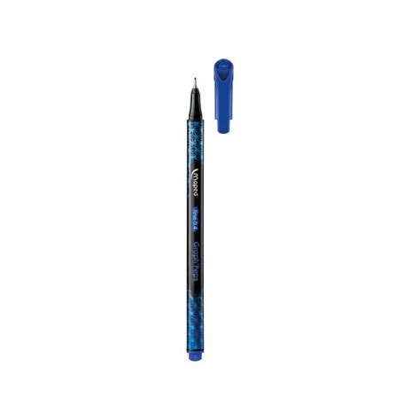 Caneta Fineliner Graphpeps Premium Azul Caixa X Maped Maped Brasil