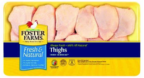 Foster Farms Bone In Fresh Chicken Thighs 1 Lb Ralphs