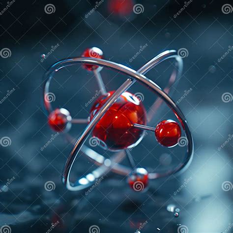 Atomic Nuclear Model Nanostructured Core The Nucleus Of An Atom