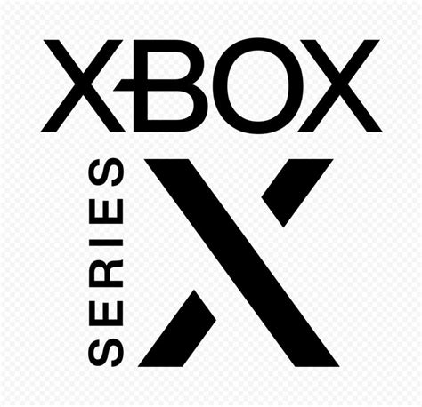 Black Xbox Series X Logo