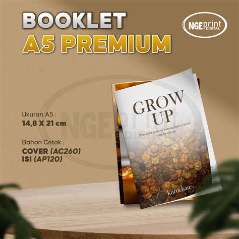 Jual Cetak Company Profile A Premium Cetak Booklet Custom Premium