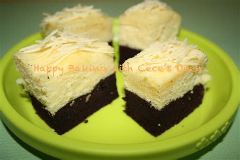 Happy Baking with......: Brownies Kukus Coklat Keju