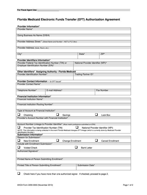 Fl Ahca Form 2200 0003 2013 2021 Fill And Sign Printable Template