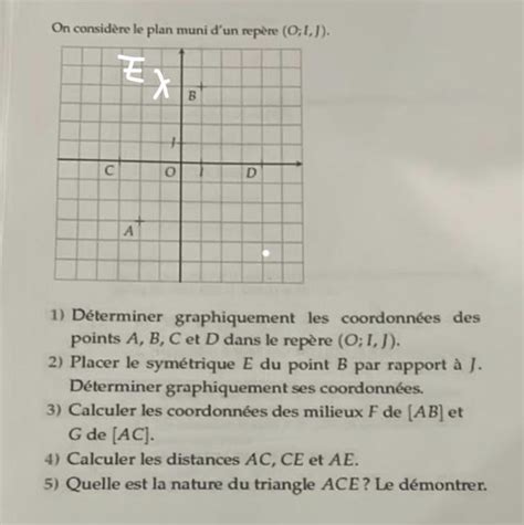 Bonsoir Est Ce Que Vous Pourriez Maider Avec Cette Exercice De Math S