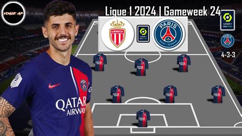 Monaco Vs Psg Paris Saint Germain Prediction Lineups Ligue