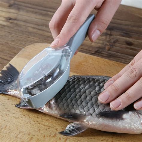 Fish Tools Fast Cleaning Fish Skin Plastic Fish Scales Brush Shaver ...