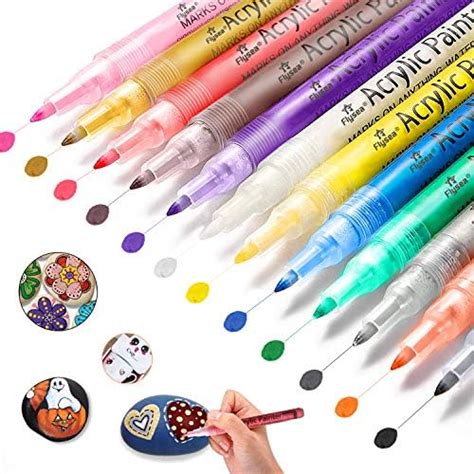 Amazon Mogyann Acrylic Paint Pens Colors Dual Tip Paint