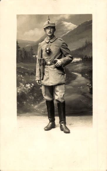 Foto Ansichtskarte Postkarte Deutscher Soldat In Akpool De