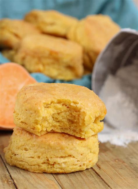 Sweet Potato Biscuits ~ Like Fluffy Clouds