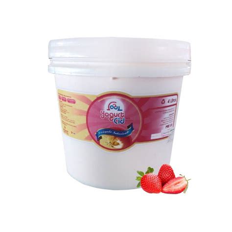 Yogurt de coágulo sabor fresa Cid 4 L Supermarket 23 es una Tienda