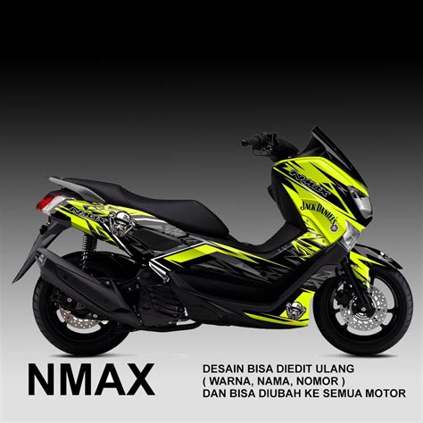 Jual DEKAL DECAL Stiker Sticker Striping Yamaha Nmax Fullbody Motif