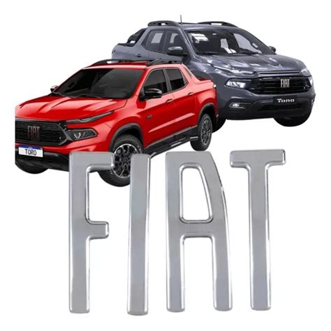 Logo Emblema Grade Parachoque Fiat Toro