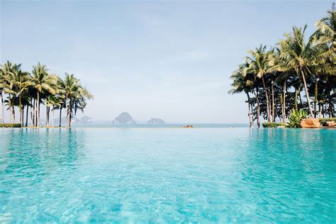 The Ritz-Carlton, Phulay Bay Reserve Resort – Muang Krabi, Thailand – Resort Pool Aerial View ...