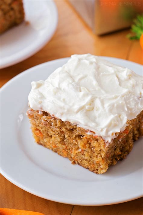 Carrot Cake Sheet Cake With Pineapple Cream Cheese Frosting Life Made