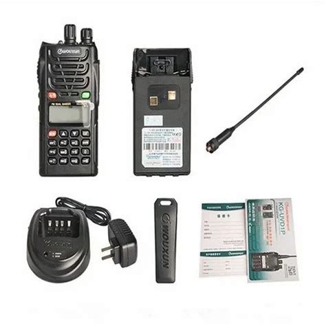 Original WOUXUN KG UVD1P Dual Band Two Way Radio With 1700mAh Battery