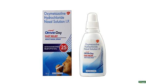 Buy Otrivin Oxy Fast Relief Nasal Spray 10 Ml Online At Best Prices