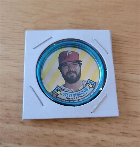 Topps Coin Steve Bedrosian Philadelphia Phillies Ebay